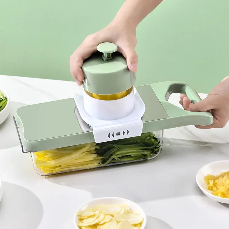 5 In 1 Stainless Steel  Vegetable Slicer Cutter